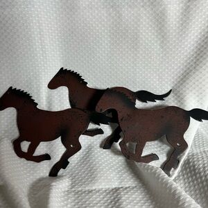 Galloping Horses Metal Wall Art